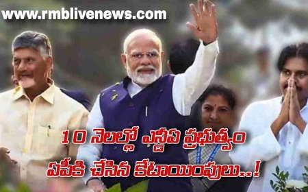 BigBreaking: 10 నెలల్లో ఎన్డీఏ ప్రభుత్వం ఏపీకి చేసిన కేటాయింపులు..!
