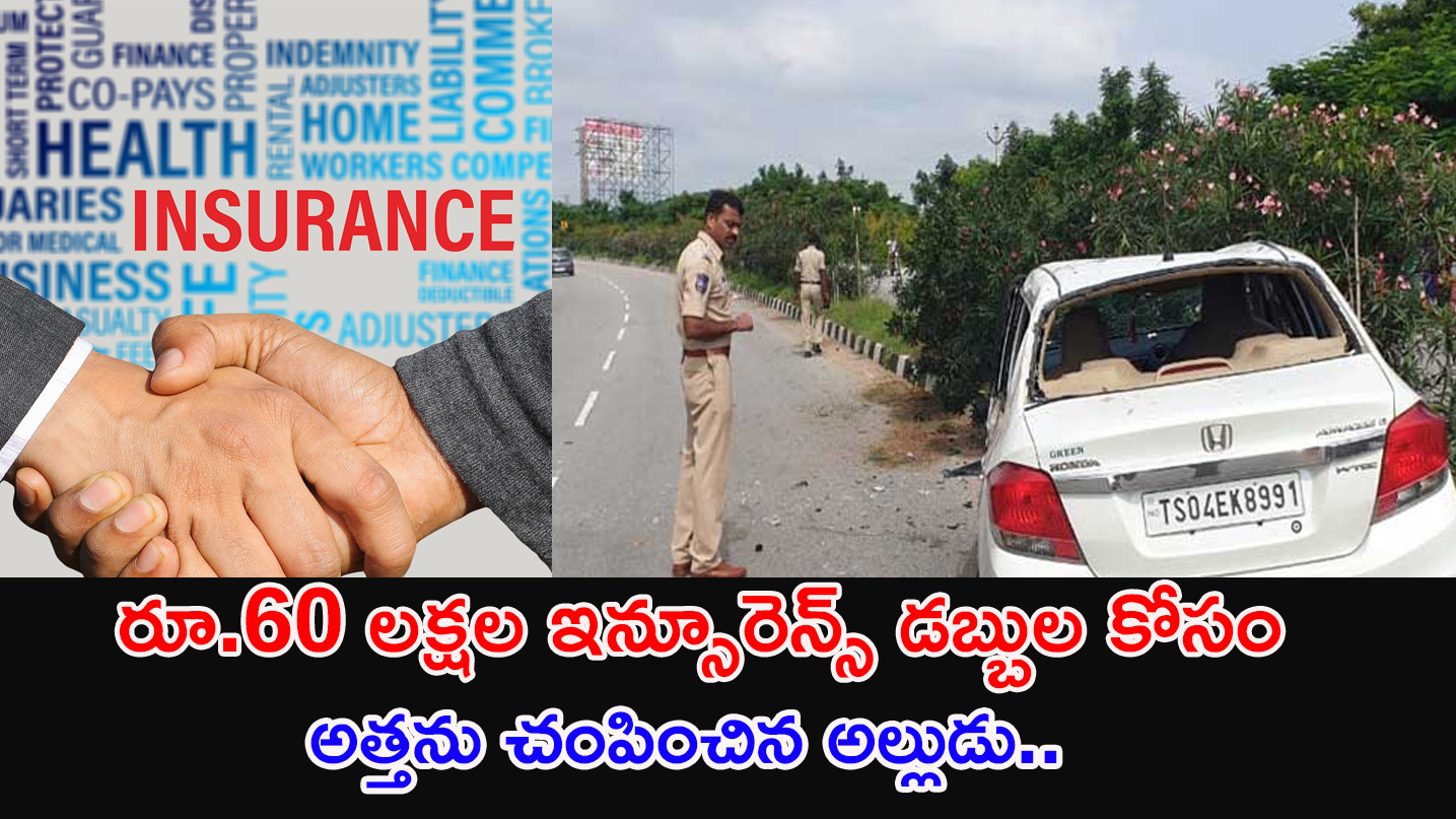 Accident insurance | రూ.60 లక్షల ఇన్సూరెన్స్ డబ్బుల కోసం అత్తను చంపించిన అల్లుడు..